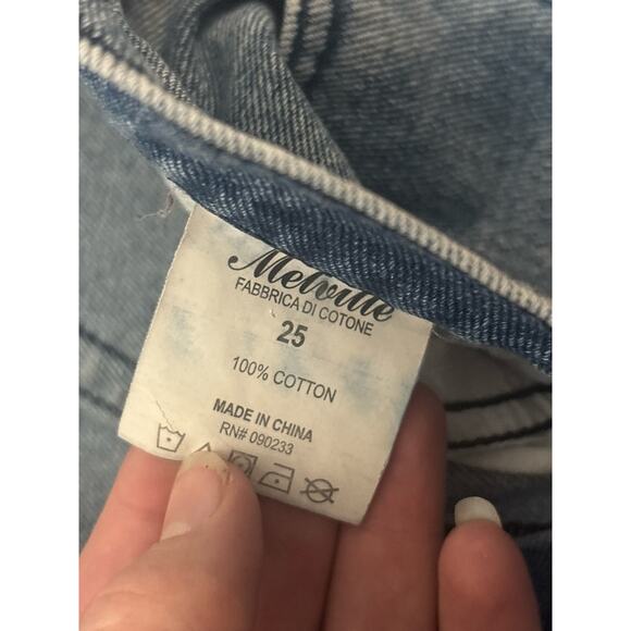 Melville Distressed Light Wash Jeans Size 25 - Picture 5 of 8